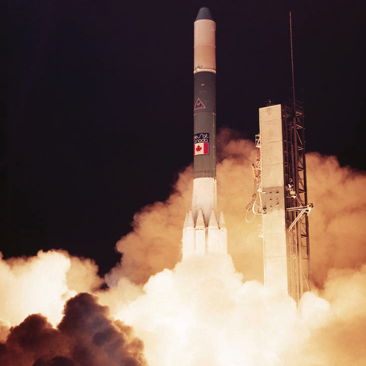 Space rocket launch